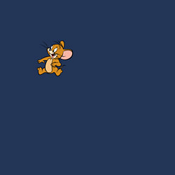Свитшот хлопковый мужской Jerrys logo, цвет: тёмно-синий — фото 2