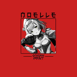 Свитшот хлопковый мужской Ноэлль Noelle, Genshin Impact, цвет: красный — фото 2