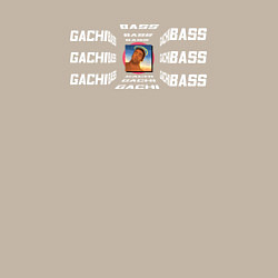 Свитшот хлопковый мужской Gachi Bass, цвет: миндальный — фото 2