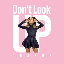 Свитшот хлопковый мужской Dont look up: Ariana Grande, цвет: светло-розовый — фото 2