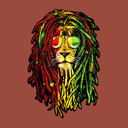 Свитшот хлопковый мужской Jam lioN, цвет: кирпичный — фото 2