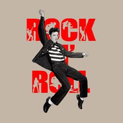 Свитшот хлопковый мужской Rokc n roll king, цвет: миндальный — фото 2