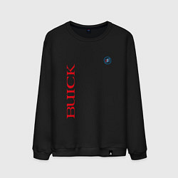 Свитшот хлопковый мужской Buick Emblem Logo, цвет: черный