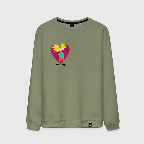 Мужской свитшот Арнольд парная / Авокадо – фото 1