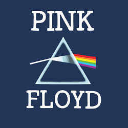 Свитшот хлопковый мужской PINK FLOYD - ПИНК ФЛОЙД ЛОГОТИП, цвет: тёмно-синий — фото 2