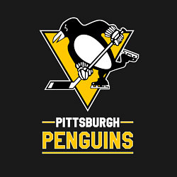 Свитшот хлопковый мужской Питтсбург Пингвинз , Pittsburgh Penguins, цвет: черный — фото 2