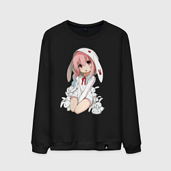 Свитшот хлопковый мужской Furry anime, цвет: черный