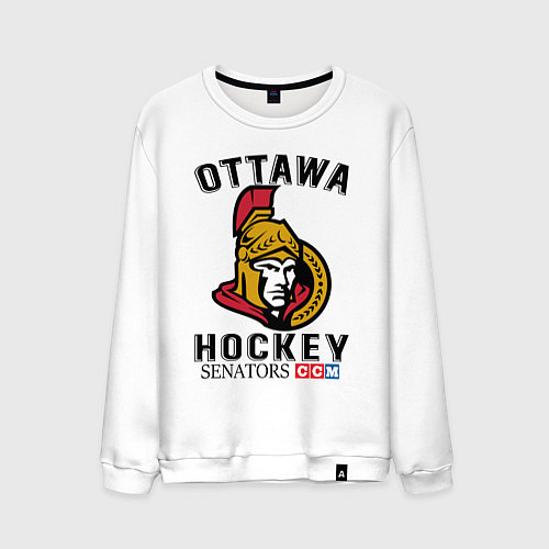 Мужской свитшот OTTAWA SENATORS ОТТАВА СЕНАТОРЗ / Белый – фото 1