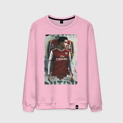 Свитшот хлопковый мужской Arsenal, England, цвет: светло-розовый