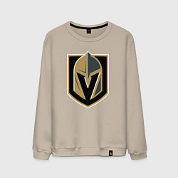 Свитшот хлопковый мужской Vegas Golden Knights , Вегас Голден Найтс, цвет: миндальный