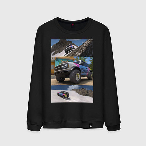 Мужской свитшот FORZA HORIZON 5 BRONCO / Черный – фото 1