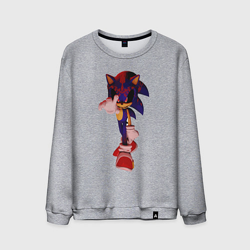 Мужской свитшот Sonic Exe Video game / Меланж – фото 1