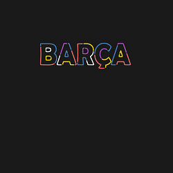 Свитшот хлопковый мужской FC Barcelona - Multicolor 2022 Barca, цвет: черный — фото 2