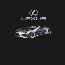 Свитшот хлопковый мужской Lexus Motorsport, цвет: черный — фото 2