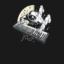 Свитшот хлопковый мужской Space music!, цвет: черный — фото 2