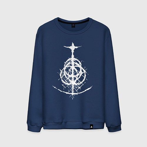 Мужской свитшот ELDEN RING LOGO ЭЛДЕН РИНГ / Тёмно-синий – фото 1
