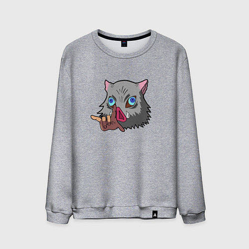 Мужской свитшот Иноске Хашибира : / Меланж – фото 1