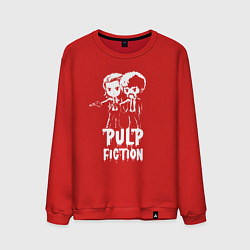 Свитшот хлопковый мужской Pulp Fiction Hype, цвет: красный