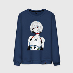 Мужской свитшот Рей Аянами Rei Ayanami Ева Евангелион