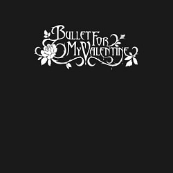 Свитшот хлопковый мужской Bullet For My Valentine логотип, цвет: черный — фото 2