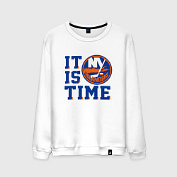 Мужской свитшот It Is New York Islanders Time Нью Йорк Айлендерс
