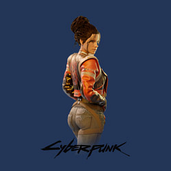 Свитшот хлопковый мужской Panam Cyberpunk2077 Панам, цвет: тёмно-синий — фото 2