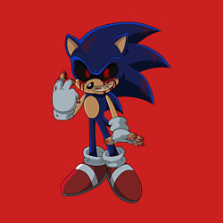 Свитшот хлопковый мужской Sonic Exe Начало кошмара, цвет: красный — фото 2
