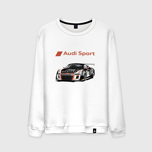 Мужской свитшот Audi Motorsport Racing team / Белый – фото 1