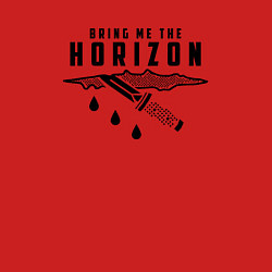 Свитшот хлопковый мужской BRING ME THE HORIZON ДОСТАНЬ ДЛЯ МЕНЯ ГОРИЗОНТ, цвет: красный — фото 2