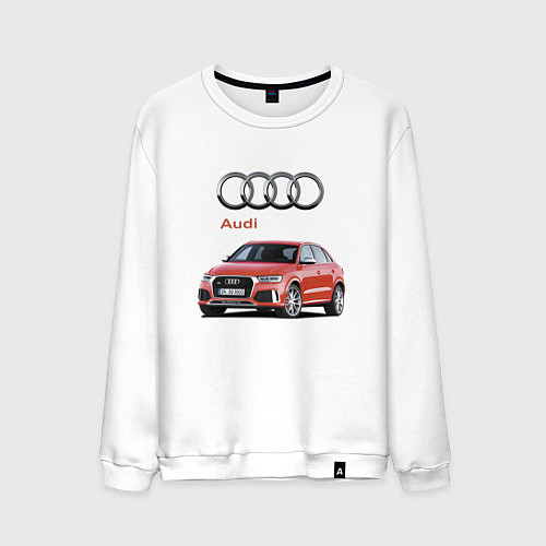 Мужской свитшот Audi Germany Prestige / Белый – фото 1