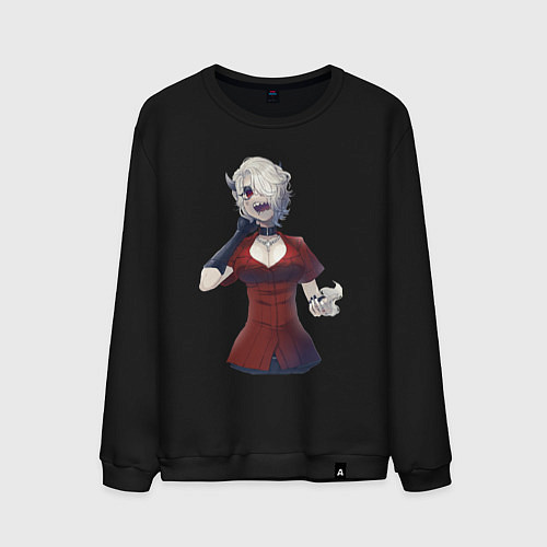 Мужской свитшот Здрада не в духе / Черный – фото 1