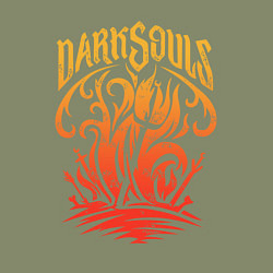 Свитшот хлопковый мужской Одухотворенное Пламя, цвет: авокадо — фото 2