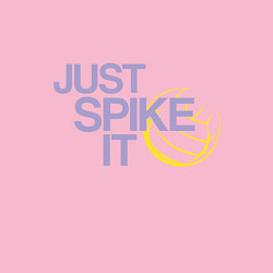 Свитшот хлопковый мужской Just Spike It, цвет: светло-розовый — фото 2