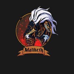 Свитшот хлопковый мужской Elden ring maliketh, цвет: черный — фото 2