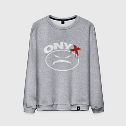 Свитшот хлопковый мужской Onyх, цвет: меланж