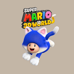 Свитшот хлопковый мужской Toad super mario 3D World Nintendo, цвет: миндальный — фото 2