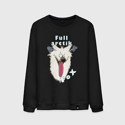 Свитшот хлопковый мужской Полный Писец, цвет: черный