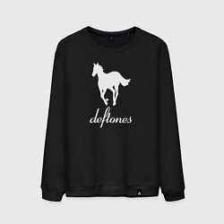 Мужской свитшот Deftones лошадь