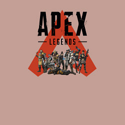 Свитшот хлопковый мужской Apex Legends - All Star, цвет: пыльно-розовый — фото 2