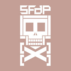 Свитшот хлопковый мужской 5FDP AfterLife logo, цвет: пыльно-розовый — фото 2