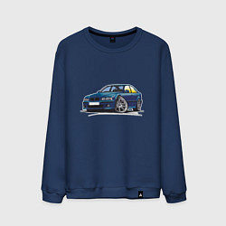 Свитшот хлопковый мужской BMW Blue, цвет: тёмно-синий