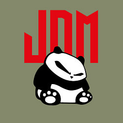 Свитшот хлопковый мужской JDM Panda Japan Симпатяга, цвет: авокадо — фото 2