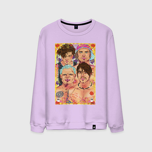 Мужской свитшот RHCP with u / Лаванда – фото 1
