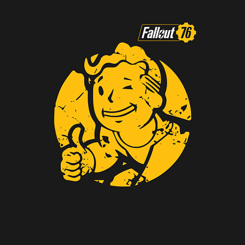 Мужской свитшот FALLOUT / Черный – фото 3