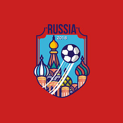 Свитшот хлопковый мужской Russia 2018, цвет: красный — фото 2