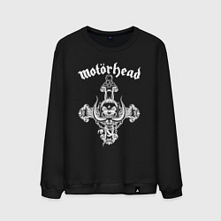 Свитшот хлопковый мужской Motorhead lemmy, цвет: черный