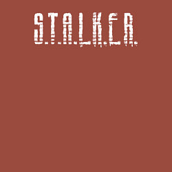 Свитшот хлопковый мужской S T A L K E R - Logo, цвет: кирпичный — фото 2