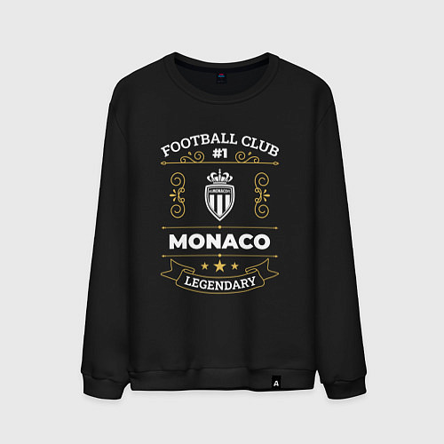 Мужской свитшот Monaco - FC 1 / Черный – фото 1