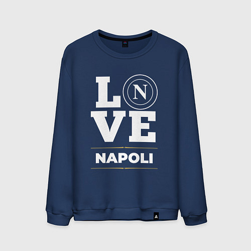 Мужской свитшот Napoli Love Classic / Тёмно-синий – фото 1