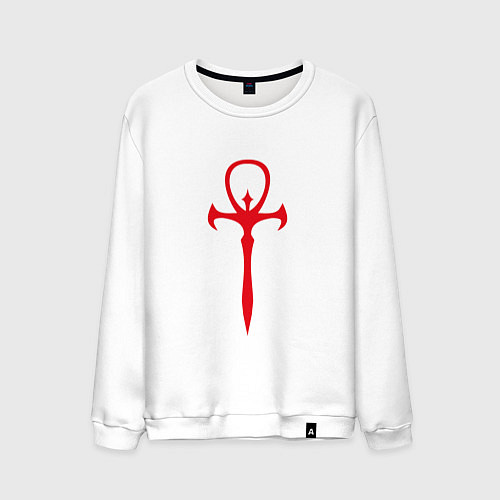 Мужской свитшот Vampire The Masquerade Emblem / Белый – фото 1